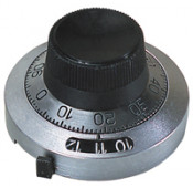 Analogue adjustment knob 20 turns