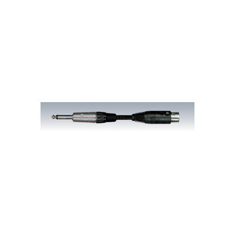 Cable micro 10m - Jack male 6.35mm/XLR femelle