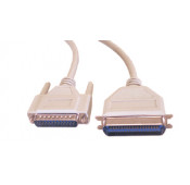 Cable 10m - 1xSub-D 25 pins male/1xCentronics 36 pins male