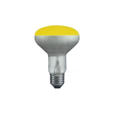 Lamp reflector 60W R80 E27 yellow