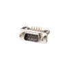 Sub-D connectors mannelijk voor GS-haaks 90° 9P Low Cost