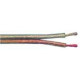 Cable souple pour enceinte acoustique 2x2.5mm² - Transparent