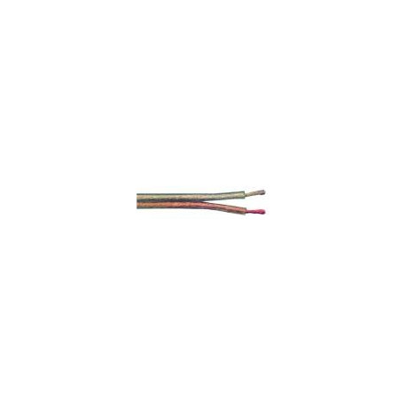 Cable souple pour enceinte acoustique 2x2.5mm² - Transparent