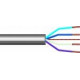 Cable telephonique VVT 4x0.6 - Gris