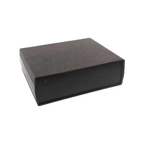 Black plastic case 200 x 160 x 65 mm