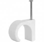 CABLE CLIPS 6MM ROUND - 10stks
