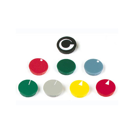 Black cap for button D-10MM