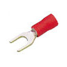 Cosse isolee M5 rouge section: 0.5 - 1.5mm²