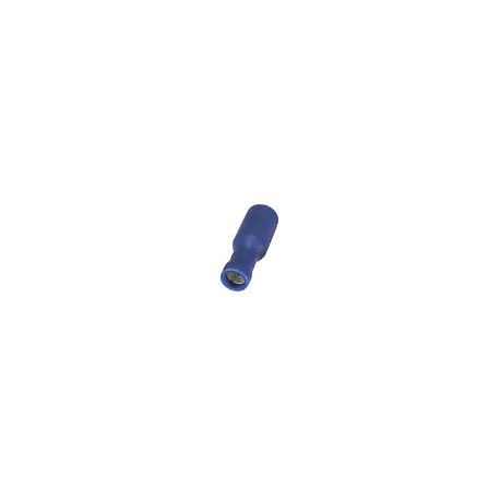 Cosse isolee femelle cylindrique bleu section: 1.5 - 2.5mm²