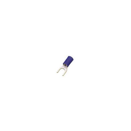 Cosse isolee M6 bleu section: 1.5 - 2.5mm²