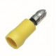 Cosse isolee male cylindrique jaune section: 4 - 6mm²