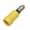 Cosse isolee male cylindrique jaune section: 4 - 6mm²