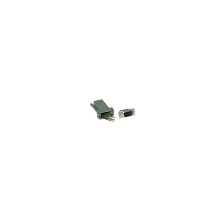 Adaptateur 9 poles Sub-D femelle vers RJ45 femelle