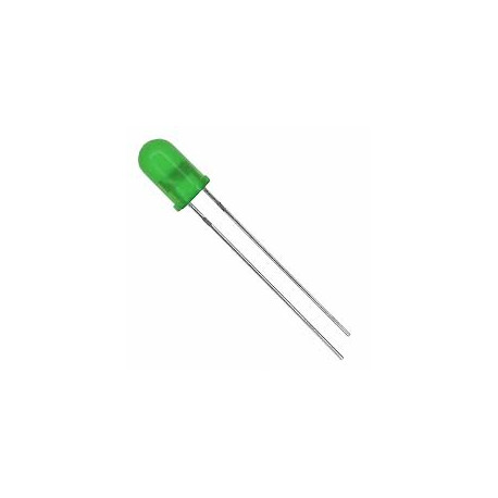 Vastgestelde Leds 5mm groen - 5V