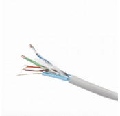 Kabel F/UTP CAT5E - Eca CPR Blindé - 4P - Grijs - Per meter