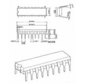 ULN2803 - Octuple driver Darlington 8xn-dr. 50V 0.5A