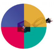 Colour wheel with motor for projrctor PAR36