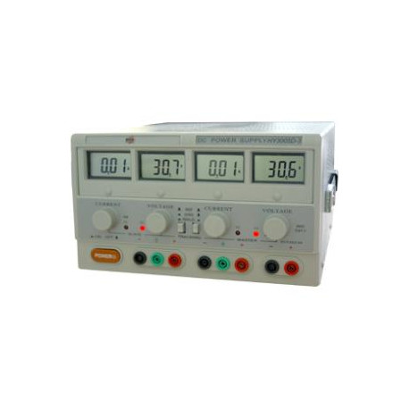 Elix - Triple output power supply 2 X 0-30V/0-5Ax2 + 5V/3A