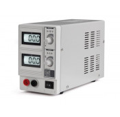 DC LAB power supply 0-15VDC/0-3Amax dual LCD display