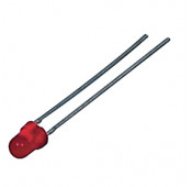 STANDARD LED 3mm - DIFFUSING RED