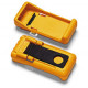 Yellow vinyl case for multimeter