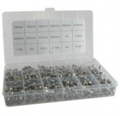 Assortiment fusibles Rapides Ø5 x 20mm - 360 Pièces