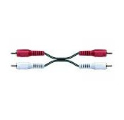 Elix - Cable 3m - 2 fiches males RCA/2 fiches males RCA