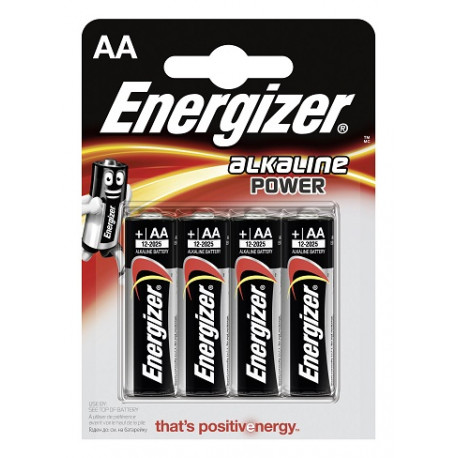 Energizer - 4 Batteries AA