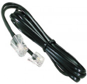 TEL.RJ11.RJ45.N Cable de 2m avec RJ11/RJ45 NOIR