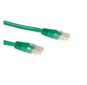 Cable UTP (non blindé) - 0.5m - Categorie 5 - Vert