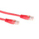 Cable UTP (non blindé) - 1.5m - Categorie 5 - Rouge