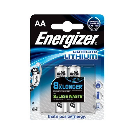 Energizer - 2 batterijen Lithium FR6