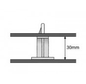 Support pour circuit imprime 3mm H-20mm 18x18mm PAR5