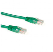 Cable UTP (non blindé) - 1.5m - Categorie 5 - Vert