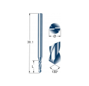 OUT.M.72011080 CARBIDE BIT 0.8MM