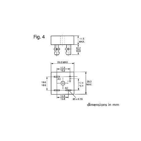 Diodebrug 800V 15A