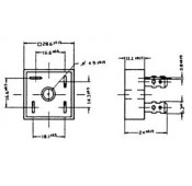 Gelijkrichter 800V - 35A