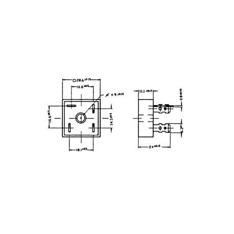 Gelijkrichter 800V - 35A