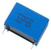 Condensatoor van hoge waarde MKT 8.2M 250Vdc
