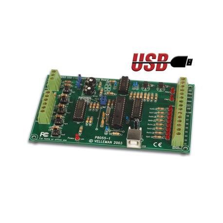 WSI8055N - Carte interface USB d'expérimentation