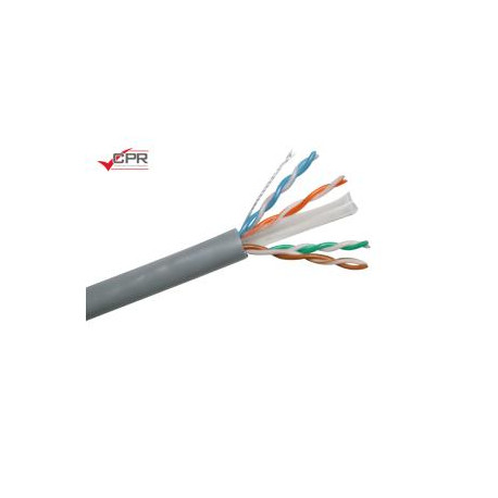 Cable U / UTP Category 6 Gray PVC Eca - By the meter