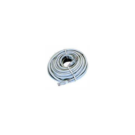 Cable UTP (non blinde) - Categorie 6 - 15M - Gris