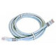 Cable UTP (non blinde) - Categorie 6 - 1.5M - Gris