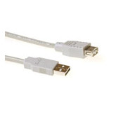 Câble USB 2.0 - 1.80m - Fiche A femelle/Fiche A mâle