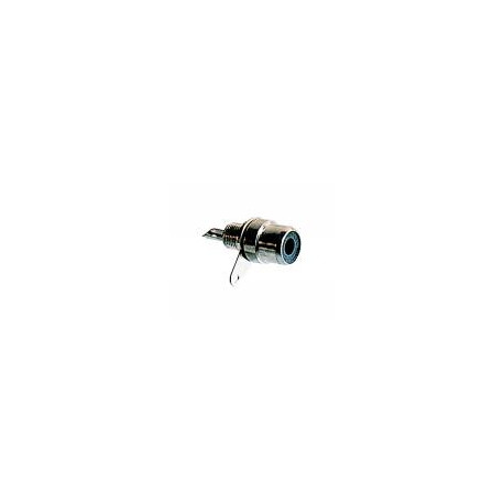 RCA jack chassistype zwart 6mm