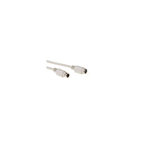 Cable 10m - 6 Poles Mini-Din Male/6 Poles Mini-Din Female