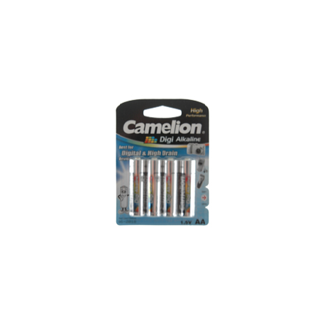 Camelion - 4 batteries AA super alcaline LR6