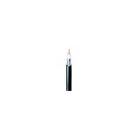 Coaxial Satellite Cable - 75 Ohms - Ø 6.6mm - Black