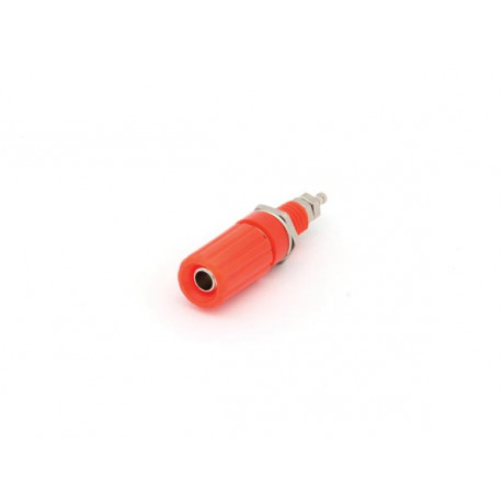 Douille isolée 4mm Rouge
