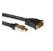 HDMI cable male/DVI-D 18+1 male - 5m